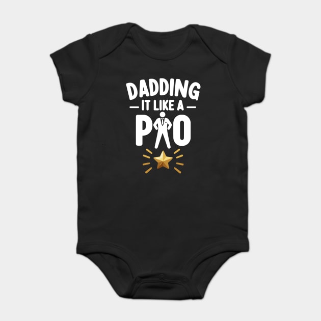 Dadding It Like a Pro Baby Bodysuit by Frank Ring